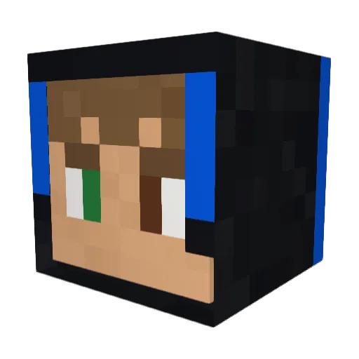 Kilian98 Minecraft avatar head, 3D render
