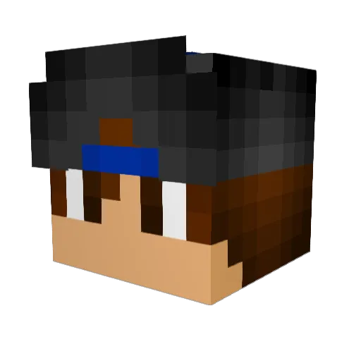Kilip2001 Minecraft avatar head, 3D render