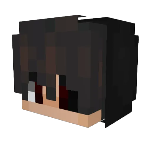 Kill2Survive Minecraft avatar head, 3D render