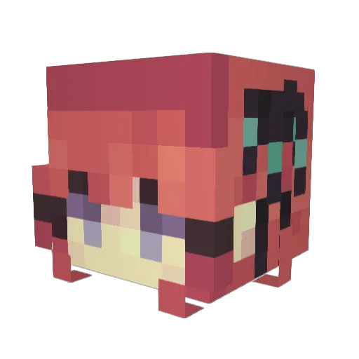 Kill3rkanichen Minecraft avatar head, 3D render