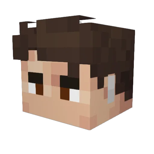 KillDJcristy06 Minecraft avatar head, 3D render