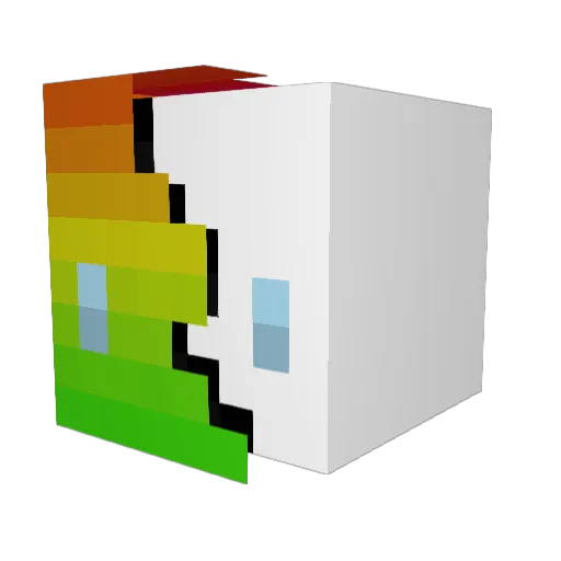 KillKaren Minecraft avatar head, 3D render
