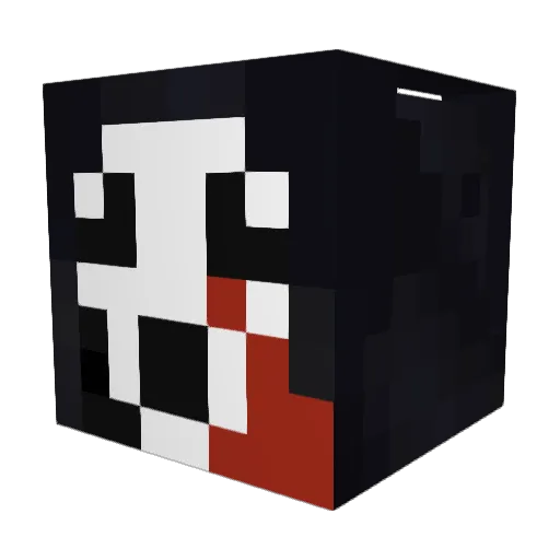 KillMFDM Minecraft avatar head, 3D render