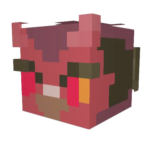KillMeJohn Minecraft avatar head, 3D render
