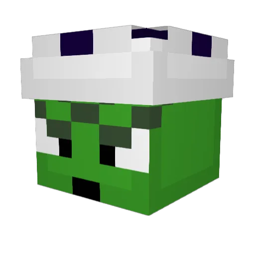 KillMoves096 Minecraft avatar head, 3D render