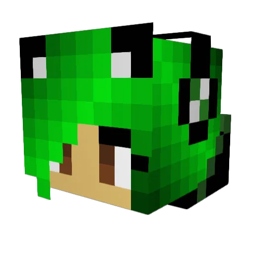 KillOficial Minecraft avatar head, 3D render