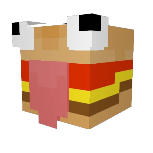 KillPuddle Minecraft avatar head, 3D render