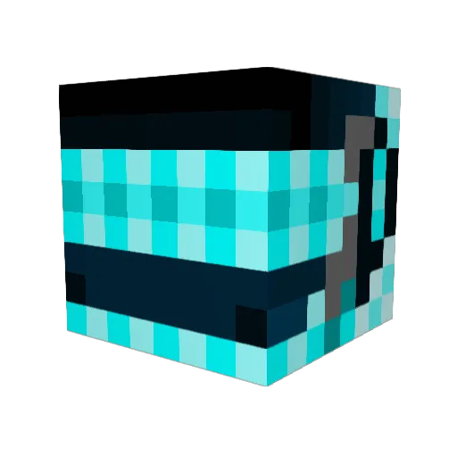 KillPunk Minecraft avatar head, 3D render