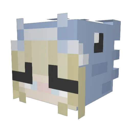 KillShot777 Minecraft avatar head, 3D render