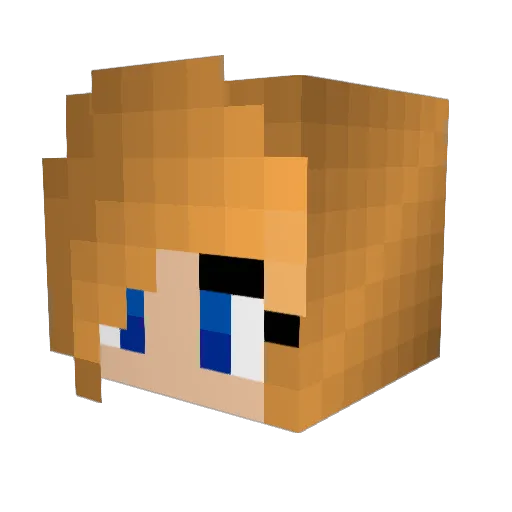 Kill_The_Bats Minecraft avatar head, 3D render