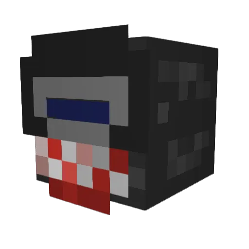 Killa4200 Minecraft avatar head, 3D render