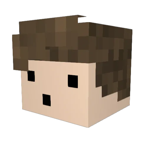 Killa6968 Minecraft avatar head, 3D render