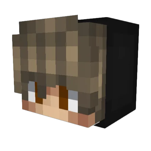 KillaBubblez Minecraft avatar head, 3D render