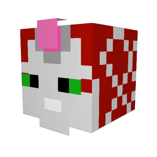 KillaBuzB Minecraft avatar head, 3D render