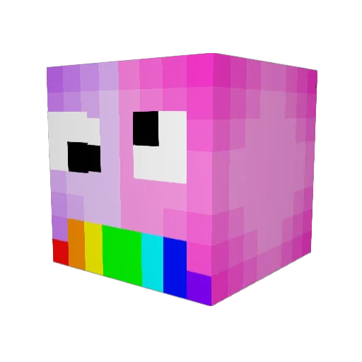 KillaCoockie Minecraft avatar head, 3D render