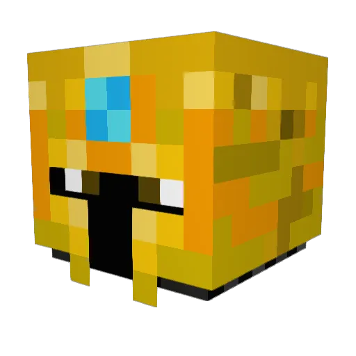 KillaDannyy Minecraft avatar head, 3D render