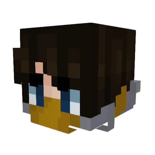 KillaKamikaze Minecraft avatar head, 3D render