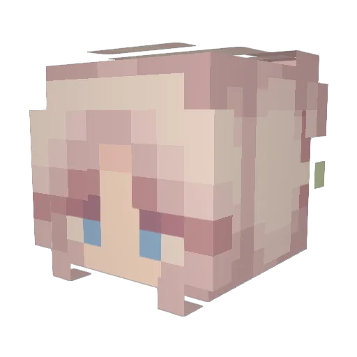KillaKim Minecraft avatar head, 3D render