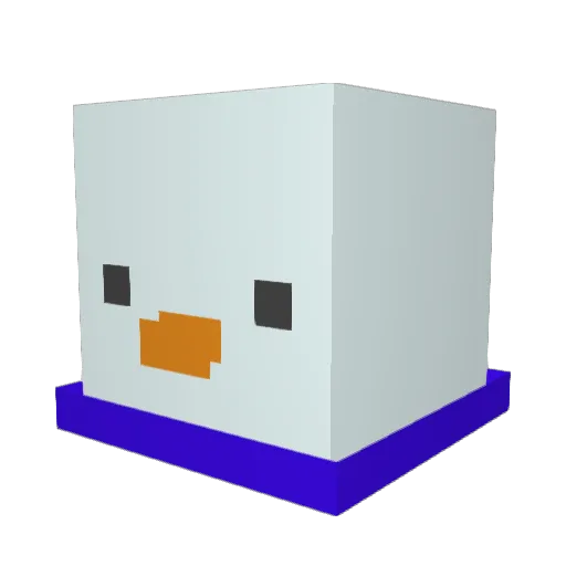 KillaSeaStar Minecraft avatar head, 3D render