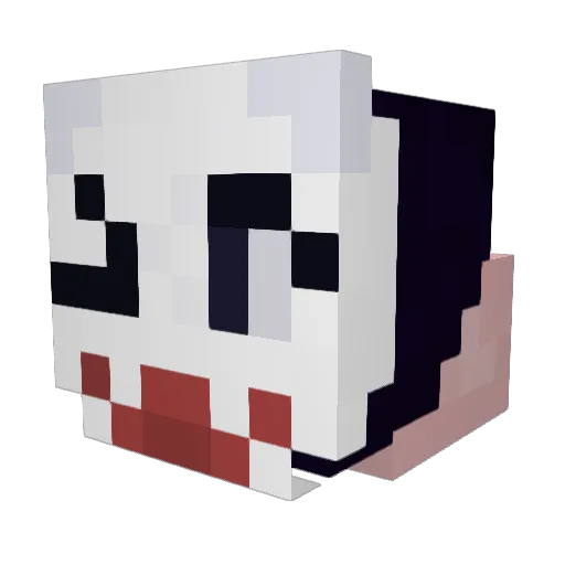 Killa_Linka Minecraft avatar head, 3D render