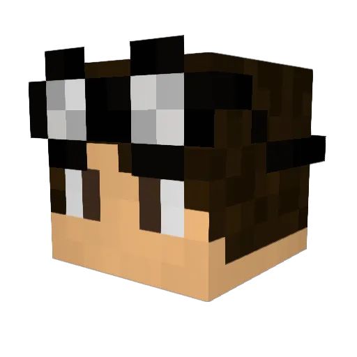 Killdareee Minecraft avatar head, 3D render