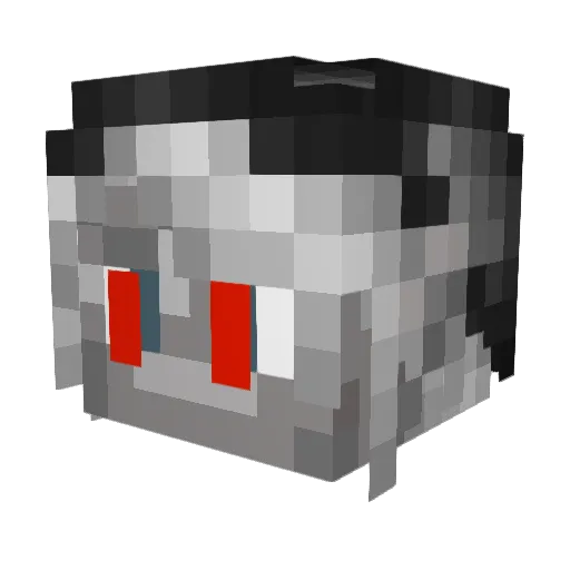 Killedgame12 Minecraft avatar head, 3D render
