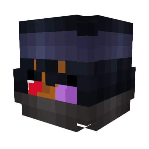 KilleeStar Minecraft avatar head, 3D render
