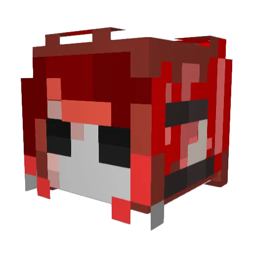 Killeer_ Minecraft avatar head, 3D render