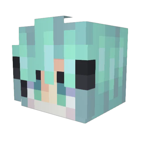 Killem177 Minecraft avatar head, 3D render