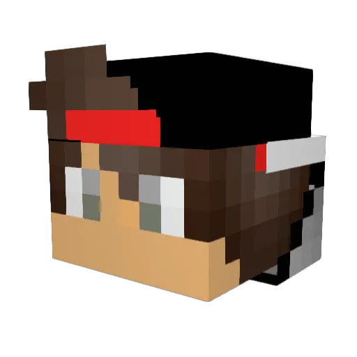 Killer210 Minecraft avatar head, 3D render