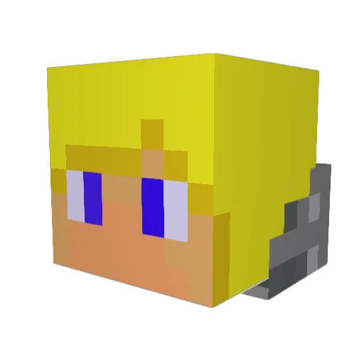 Killer5242 Minecraft avatar head, 3D render