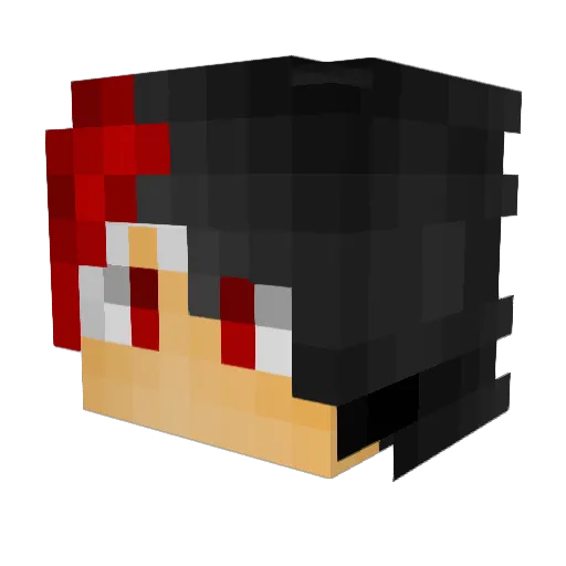KillerAgony Minecraft avatar head, 3D render