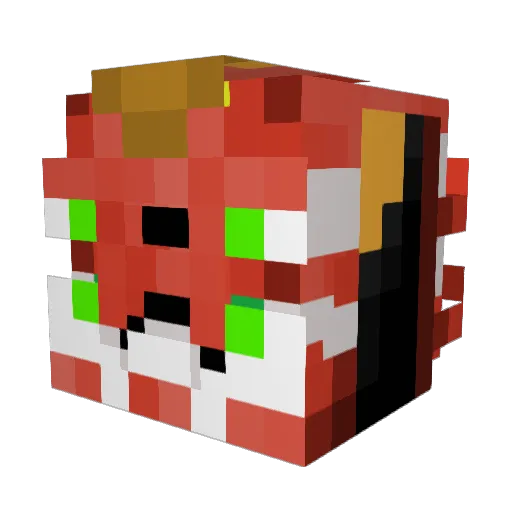 KillerBloodLion Minecraft avatar head, 3D render