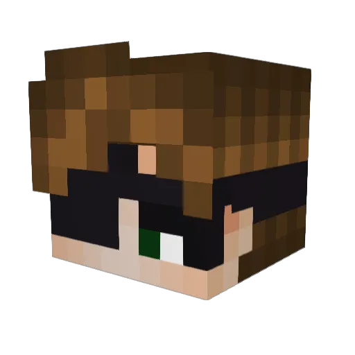 KillerBySlovakia Minecraft avatar head, 3D render