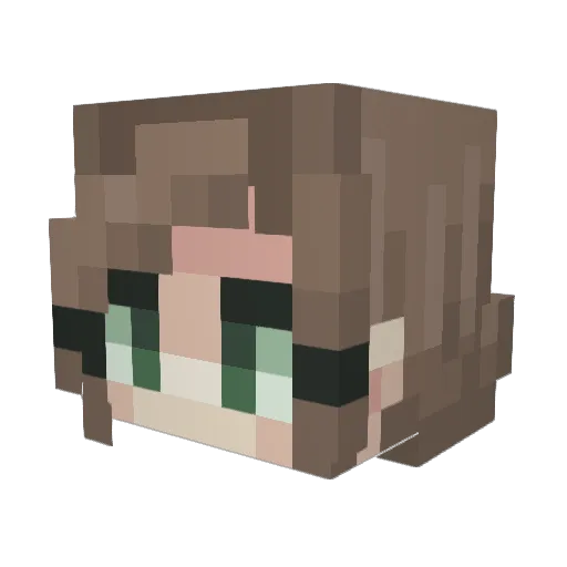 KillerCow213 Minecraft avatar head, 3D render