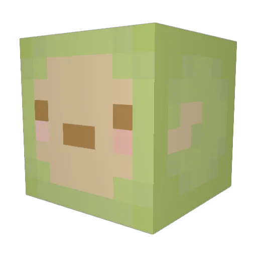 KillerCrumbs Minecraft avatar head, 3D render