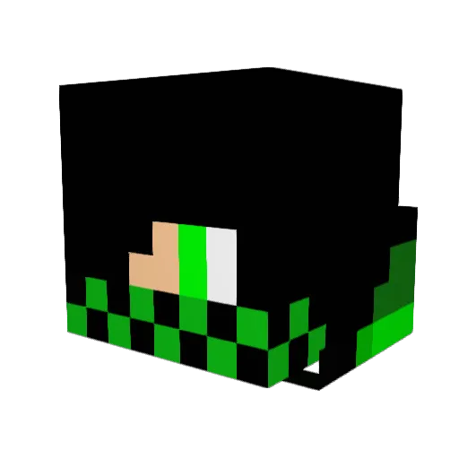KillerDog259 Minecraft avatar head, 3D render