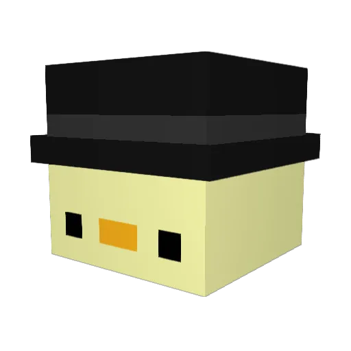 KillerDuck902 Minecraft avatar head, 3D render