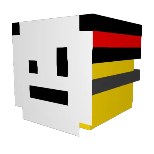 KillerFlea94 Minecraft avatar head, 3D render
