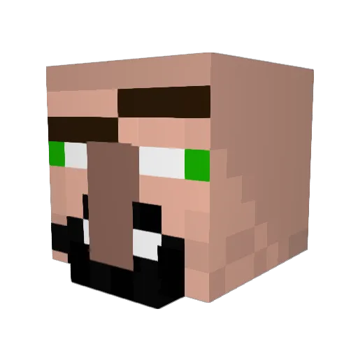 KillerGnomov Minecraft avatar head, 3D render