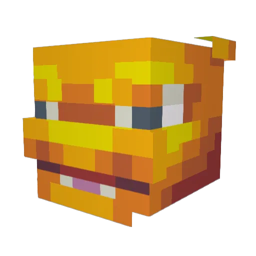 KillerGryDragon Minecraft avatar head, 3D render
