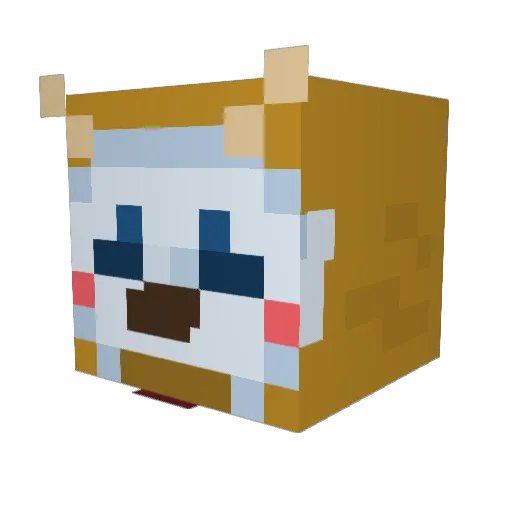 KillerGuy58 Minecraft avatar head, 3D render