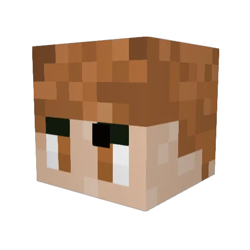 KillerIsMyCity Minecraft avatar head, 3D render