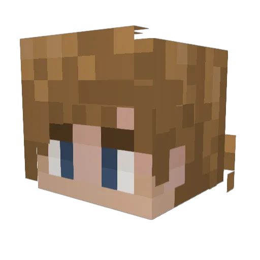 KillerKenway99 Minecraft avatar head, 3D render