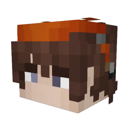 KillerKomodo713 Minecraft avatar head, 3D render