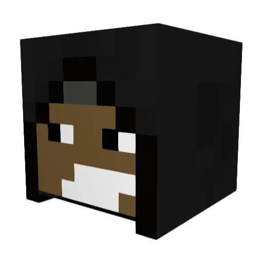 KillerMoh Minecraft avatar head, 3D render