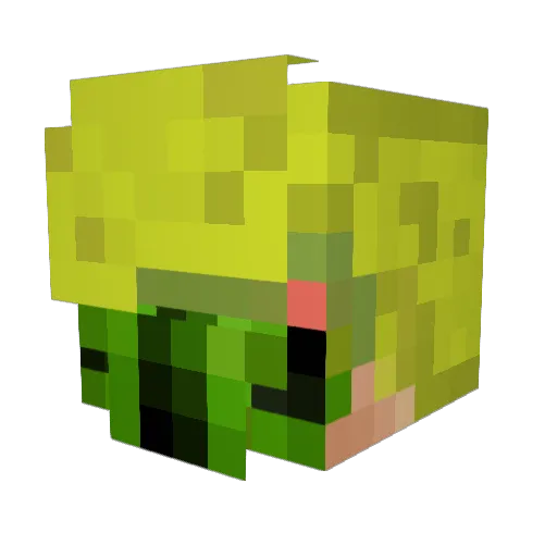 KillerMoon05 Minecraft avatar head, 3D render