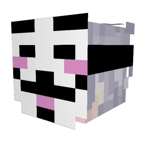 KillerPLAYX Minecraft avatar head, 3D render