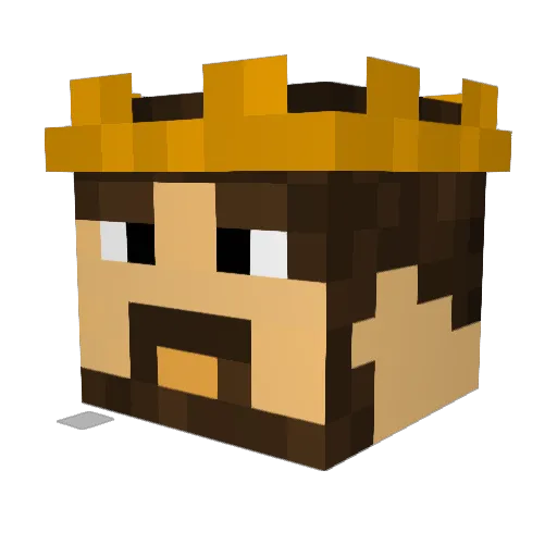 KillerPanos Minecraft avatar head, 3D render