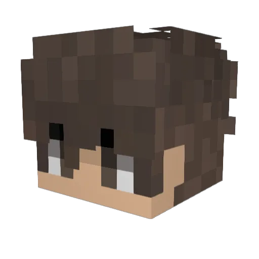 KillerPikachu96 Minecraft avatar head, 3D render